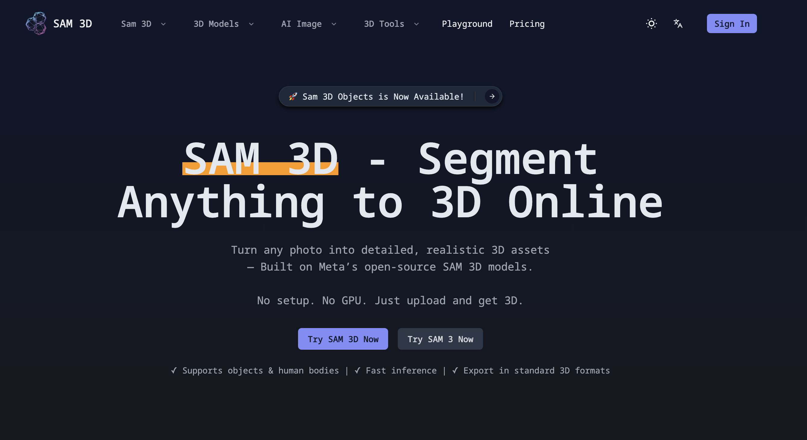 SAM3D